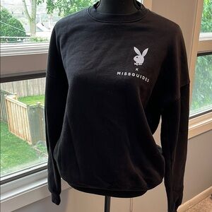 Missguided + Black Crew Neck Sweater